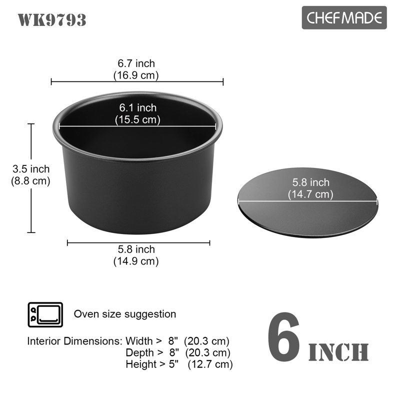 Angel Food Cake Pan CHEFMADE 6