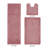 Merkel 100% Cotton Tufted Premium 3 Piece Bathroom Rug Set Machine Washable Extra Soft & Absorbent Reversible Bath Rug-679089982-679089980