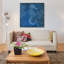 «Navy Sea Horse», impression sur toile-73200818-73200819-73200820