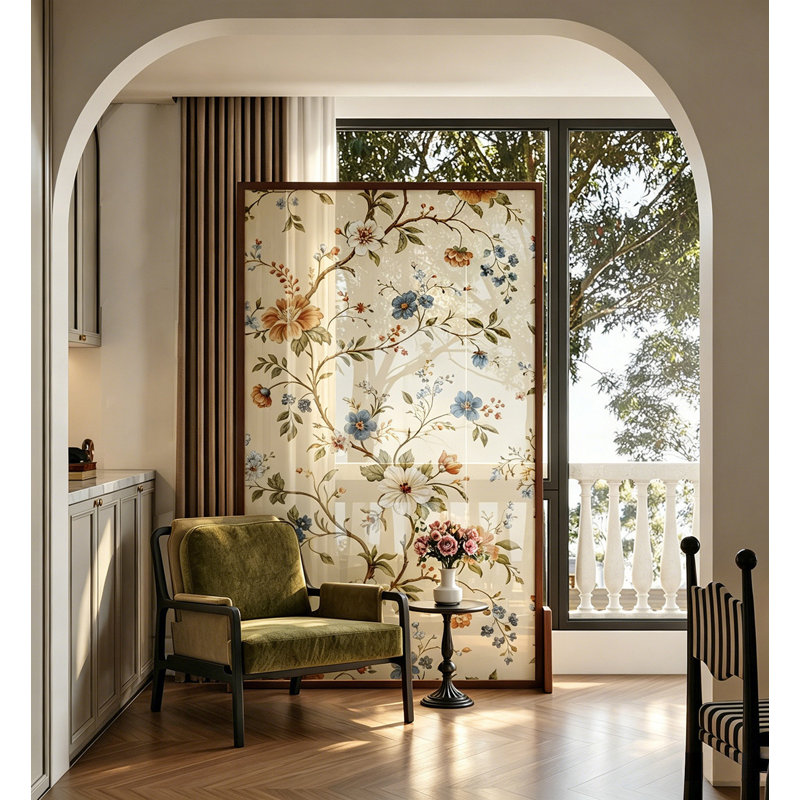 Paravent de salon Mid-Century