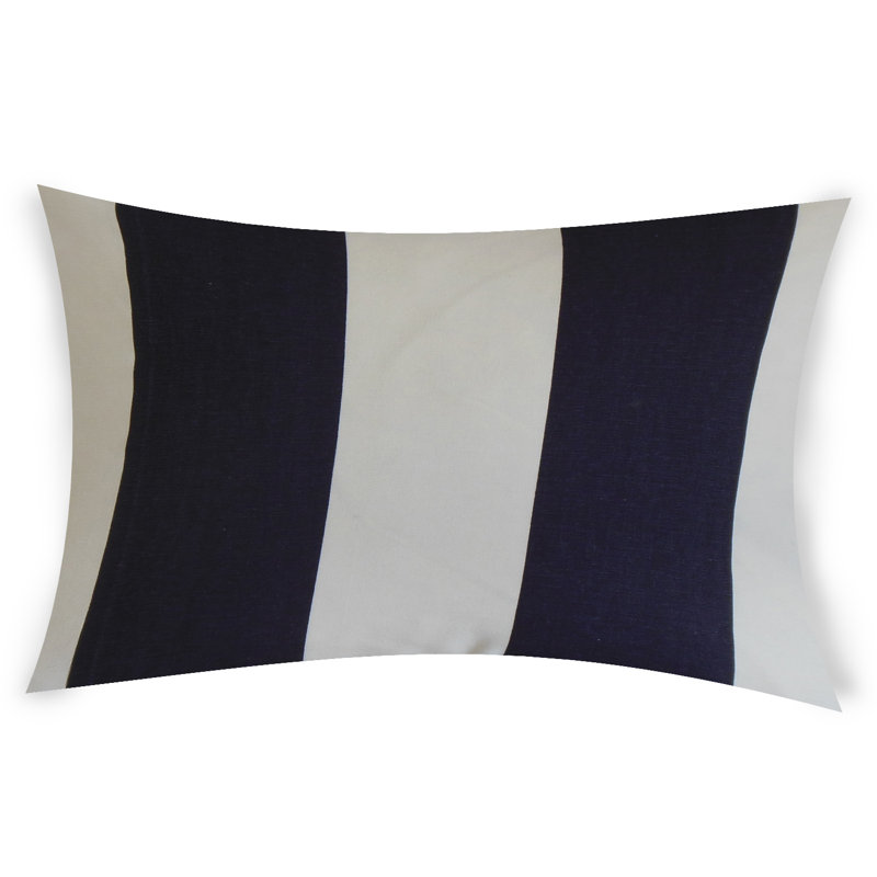  Housse et insert rectangulaires en coton, Bleu, 12 po x 24 po