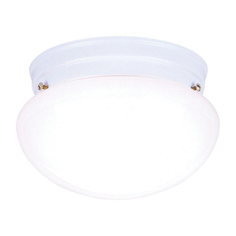 Steadham Glass Flush Mount, 6" H x 8.5" W x 8.75" L