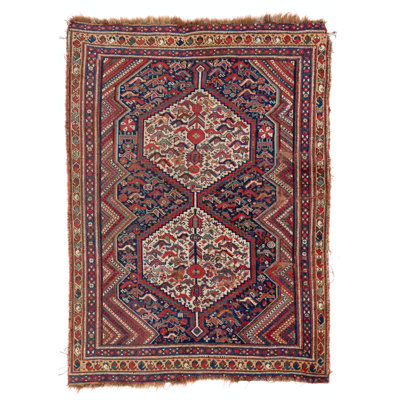 Antique Rug, Ca 1890, 100% Wool