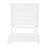 Wood Foldable Dining Chairs - White Finish, Resistance, 400lb Capacity, 20.5" D X 15.51" W 33.43" H, No Assembly Needed Folding Chair Color, & Humidity 400lbs Deep Wide High