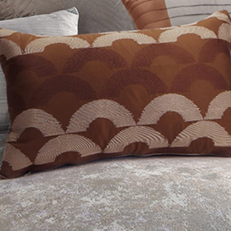  Gray/Brown Microfiber 12 Piece Comforter, King Comforter + 11 Additional Pieces