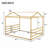 Metal House Shape Platform Bed