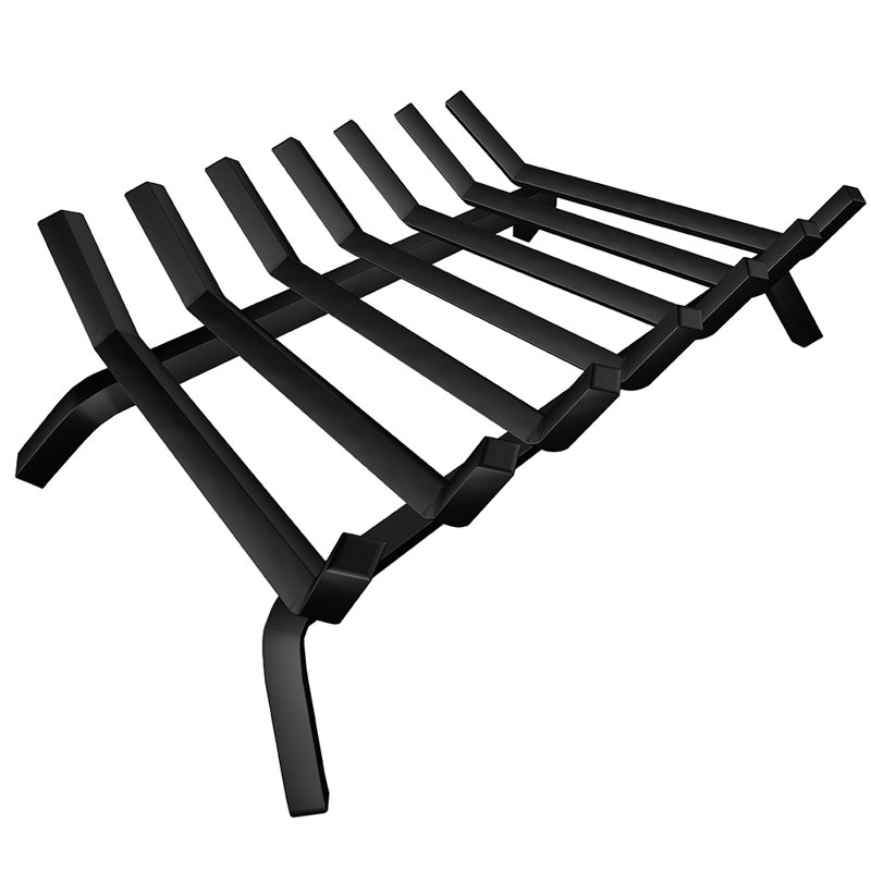 Grille de cheminée en fer robuste