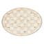 Mocha Check Oval Platter-1374545995