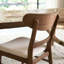 Chaises de salle à manger rembourrées de style Mid-Century moderne avec structure en bois d'hévéa et siège rembourré Cambrielle-708240488-713038517