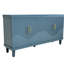 Armoire de rangement bleue à 4 portes 61,38 po. Fabriqué en bois massif et solide. Espace généreux. Système de tablettes réglables. Capacité de charge supérieure de 330 lb. Armoire 66 en stratifié bleu. Composé à profusion