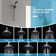 4.7" Multi Function Adjustable Dual Shower Head