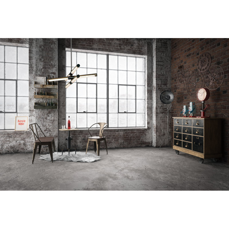 Aimee 6 - Light Dimmable LED Modern Linear Chandelier