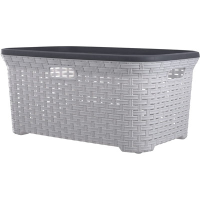 Plastic Laundry Basket with Handles