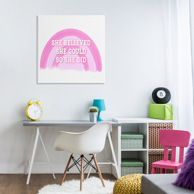 Art mural sur toile «Believed She pourrait» par Amber Clarkson, H 30 po x l 30 po