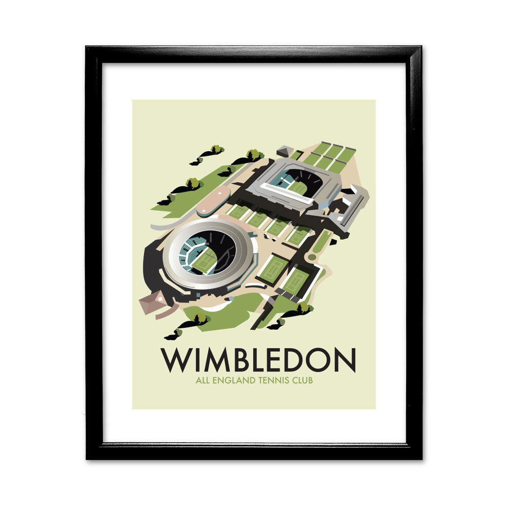 Wimbledon by Dave Thompson Framed Wall Art
