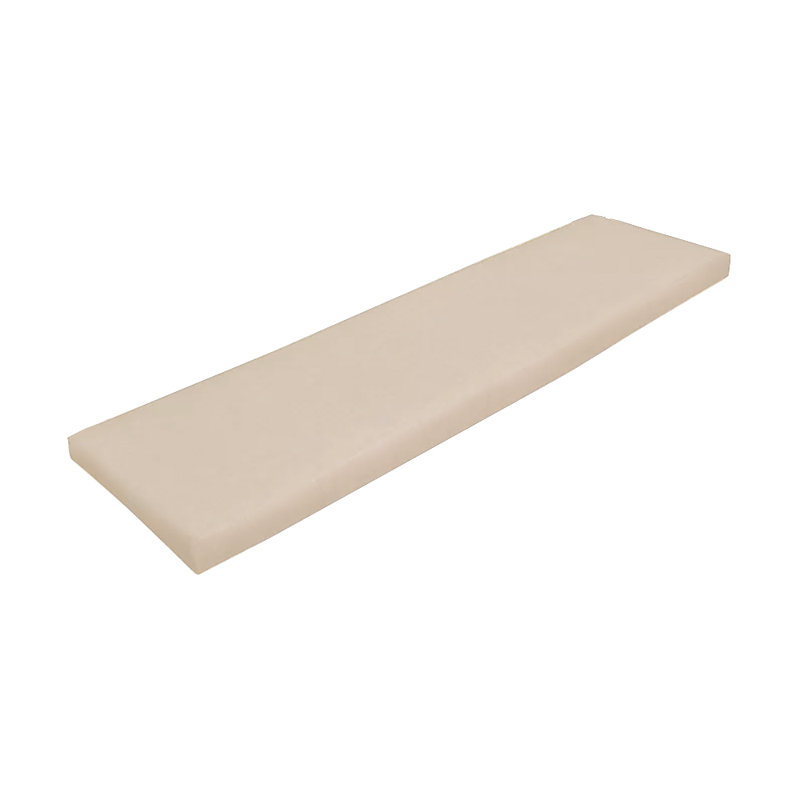 Coussin de siège d'extérieur, Beige, 57 po x 19 po