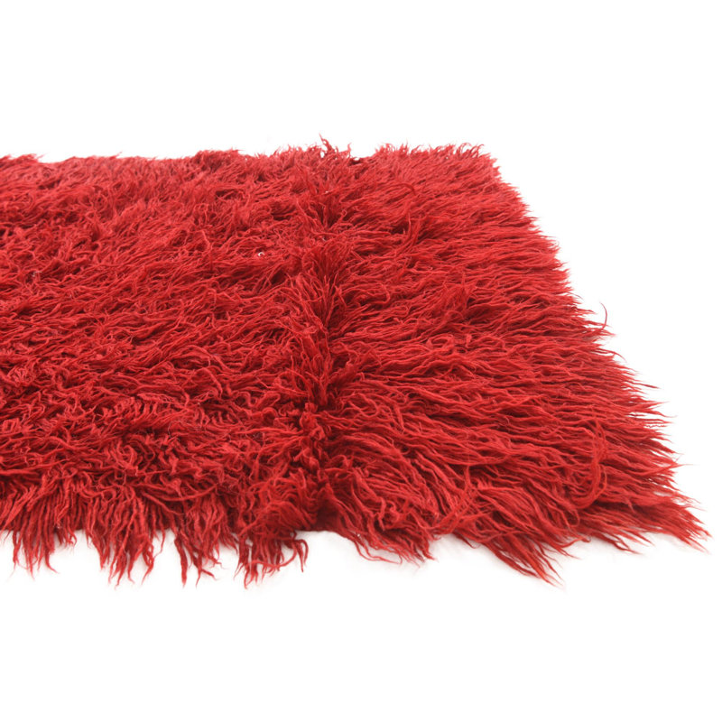 6 Ft Runner Pinson Red Rug