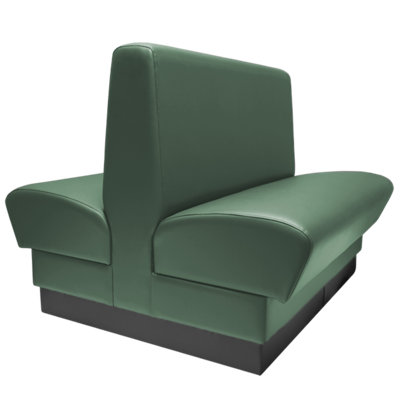 QA Group Olympic Style, Double Sided Restaurant Booth Seating - Plain Back Design,