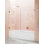 Illume 66 in. x 58.25 in. Fully Frameless Hinge Bathtub Door