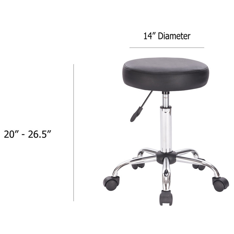 Tabouret pivotant à hauteur réglable