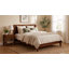 Base de lit plateforme grand en bambou avec tête de lit haute, base de lit avec 12 lattes en peuplier, aucun sommier requis, assemblage facile, brun-686426084