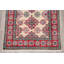 Tapis unique en laine noué à la main style Kazak des années 2010 de 2 pi 7 po x 4 pi 1 po rouge Nineveh