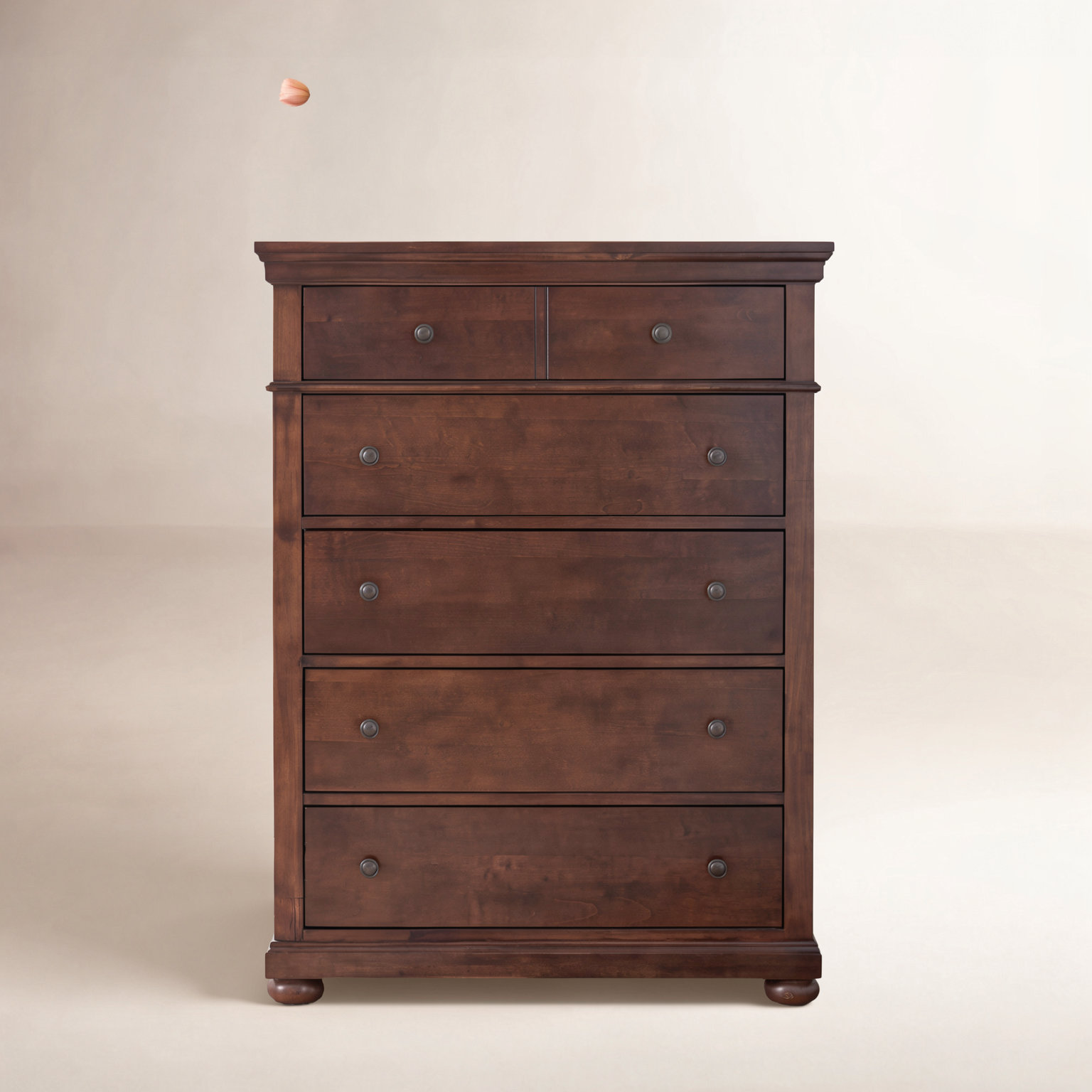 Jayden 5-Drawer Chest, Brown