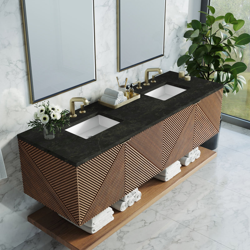 Marcello 72'' W Double Vanity, Phantome Eclos, 8" Widespread