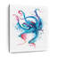Blue Octopus Splash sur impression sur toile-969174807