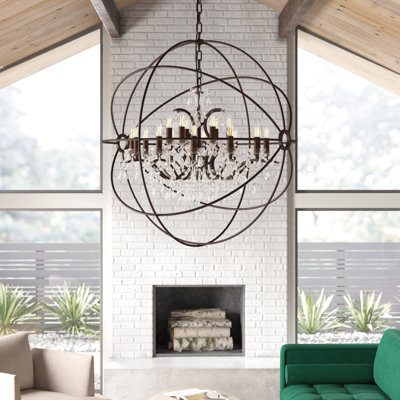 Svante 18-Light Dimmable Globe Chandelier 