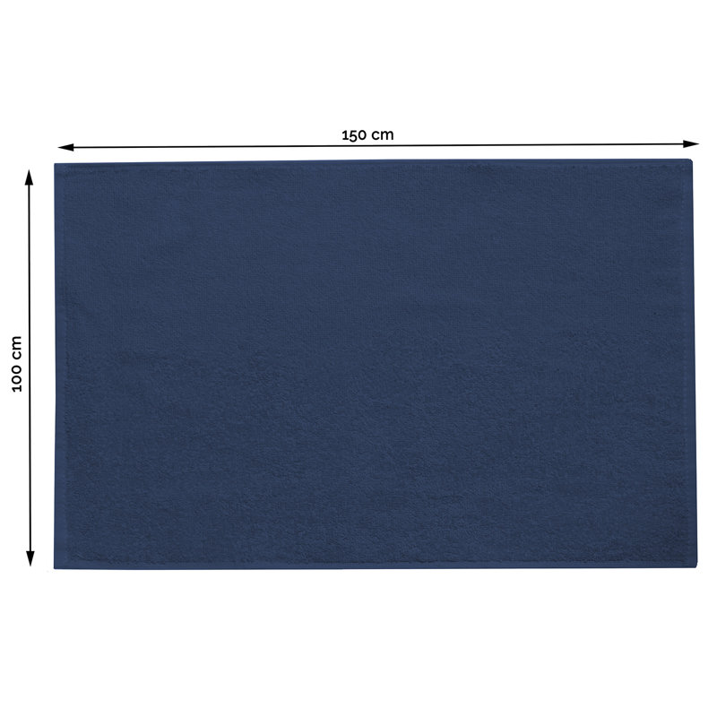 Midweight Bath Sheet, Navy Blue