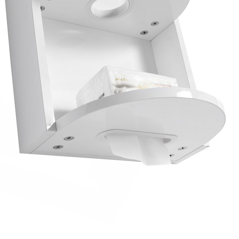 12" Bathroom Wall-Mounted Storage Rack, Float Mounting Design,(KD-Packing)