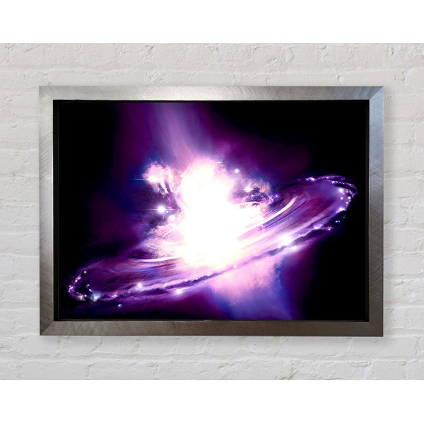 Bright Star Pink Exploding Star - Single Picture Frame Art Prints ...