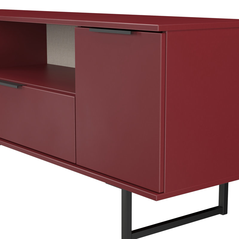 Bisceglia TV Stand for TVs up to 65", Red