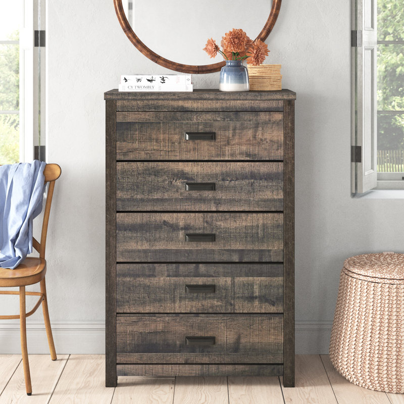 Commode 5 tiroirs Laqueeta