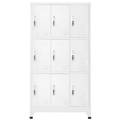 Locker Cabinet Steel 35.4x17.7x70.9 in Locker Cabinet