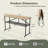 Heavy-Duty Folding Butcher-Block Workbench with Locking Casters