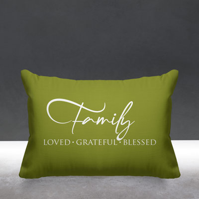 Aspire Outdoor Reversible Throw Pillow