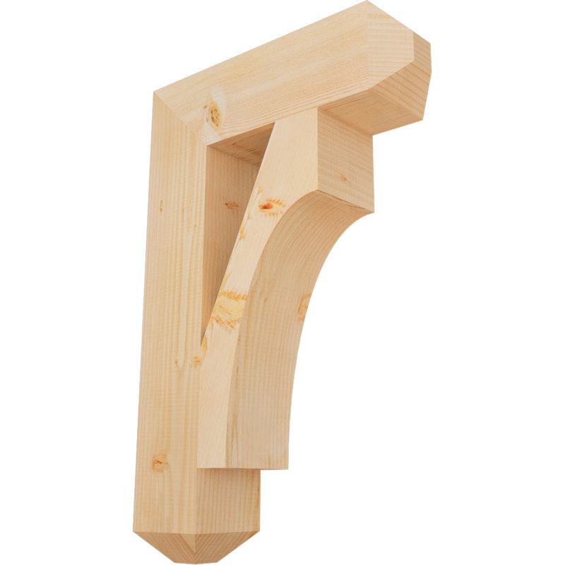 Westlake Craftsman Bracket, 34"H x 5.5"W x 22"D, Douglas Fir, Smooth