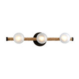 3 - Light Dimmable Classic Bronze, Natural Vanity Light