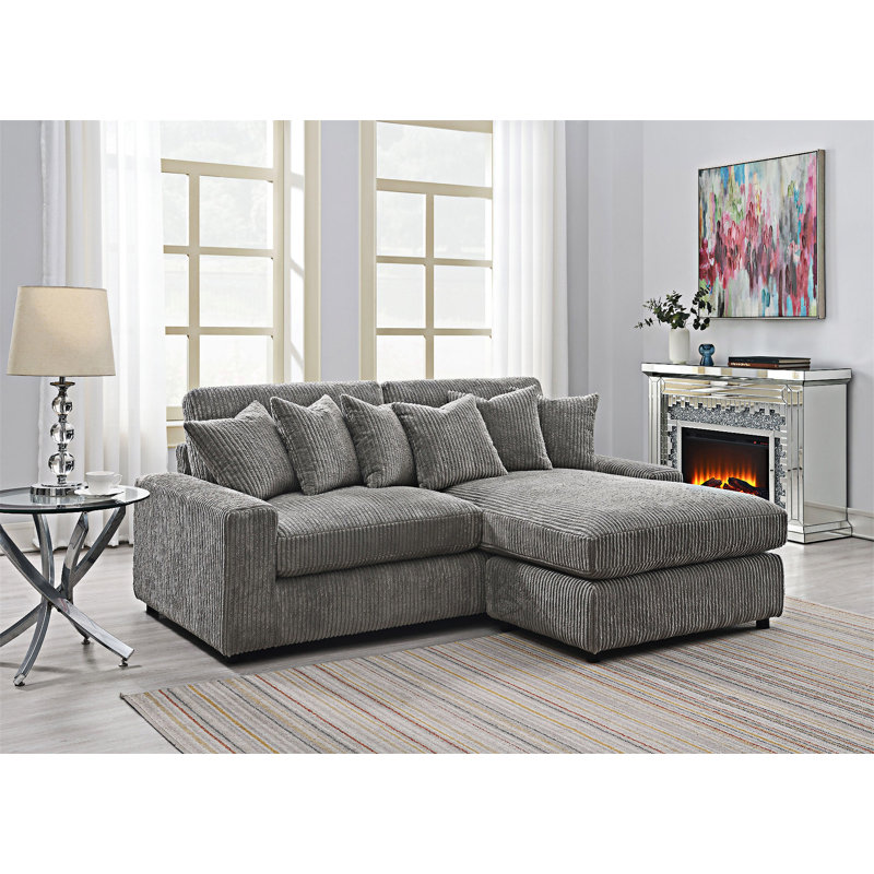Canapé modulaire réversible avec coussins