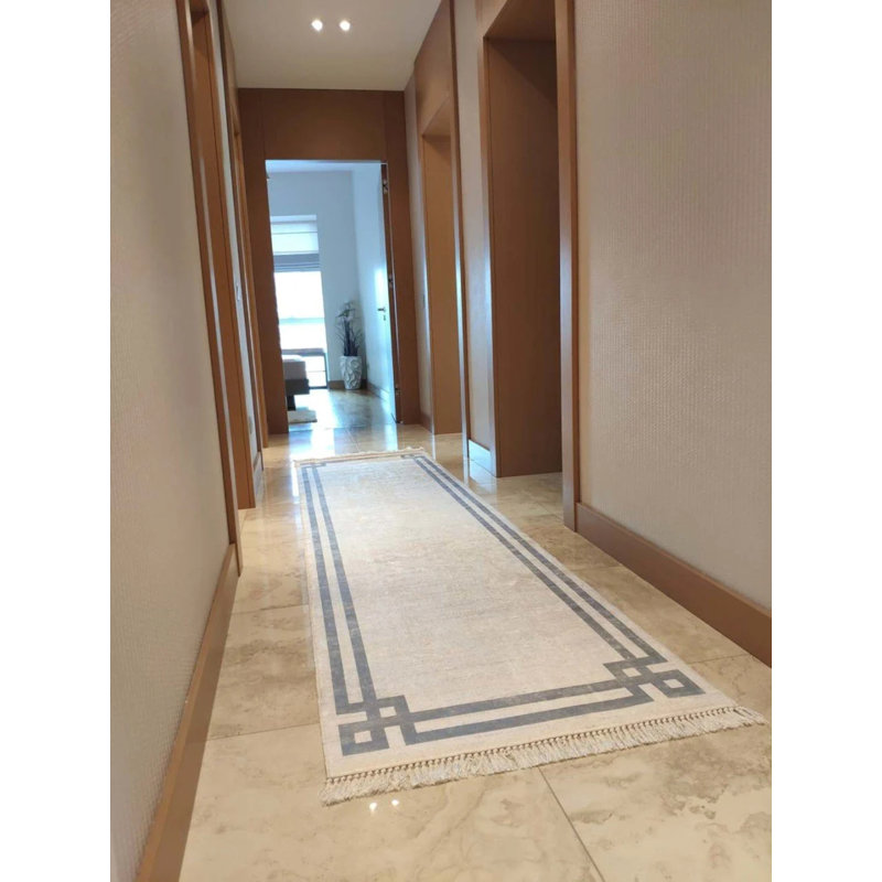Tapis Masanao avec envers antidérapant, Tapis de couloir 3 pi 11 po x 8 pi 2 po