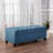 Chic Blue Fabric Storage With Birch Legs - Transform Your Living Room Solid Build And Enhance Space-1589877621-1589877582