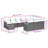 Vidaxl Garden Sofa Set Grey, Dark Grey