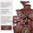 Jestude Solid Wood Wall Clock