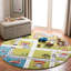 Tapis vert / ivoire Gaven-250282700