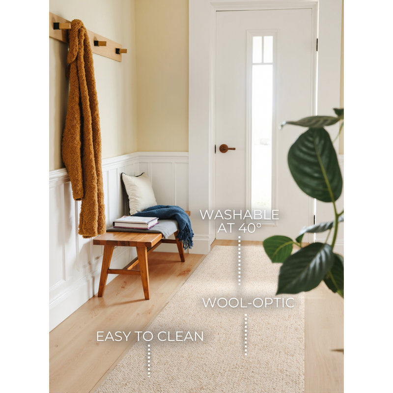 Felt Machine Tufted Area Rug, Runner 80 x 240 cm