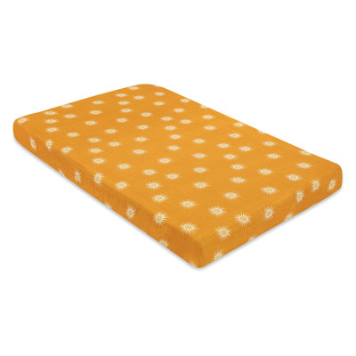 Golden Hour Muslin Mini Crib Sheet