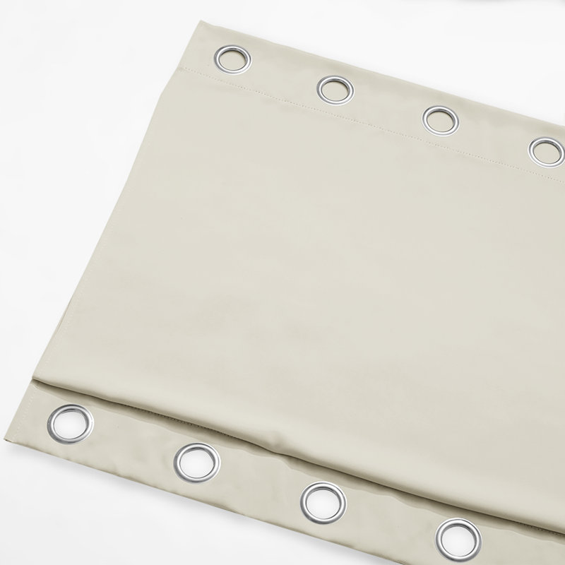 Blackout Outdoor Curtains for Patio Waterproof Top & Bottom Grommet Privacy Drapes, Set of 2, 52" W x 84" L, Beige