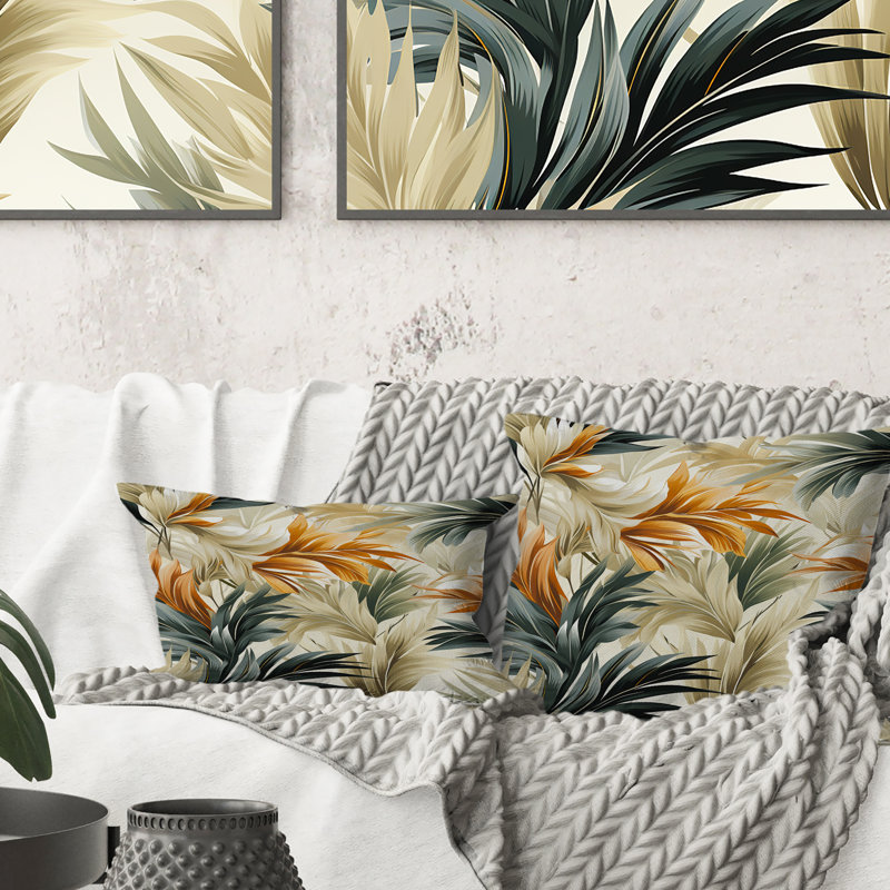 Floral Throw Pillow